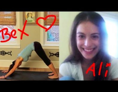 Work It Out Wednesday: Two Girls, One Yoga Mat and Fist-Pumping