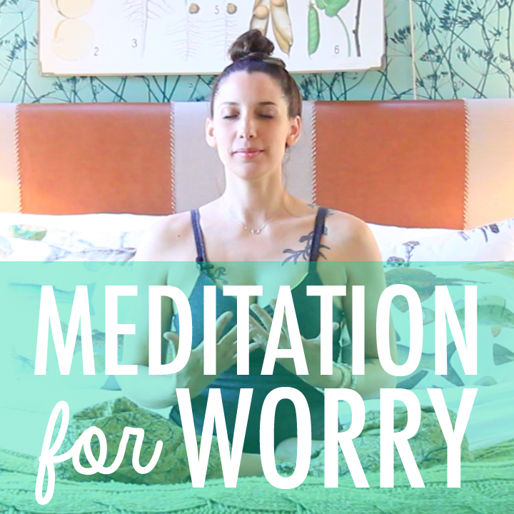 Meditation for Worry and Anxiety - Tutorial for Beginners (VIDEO)