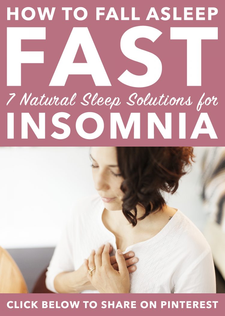 7 Natural Sleep Solutions for Insomnia: How to Fall Asleep Fast (These ...